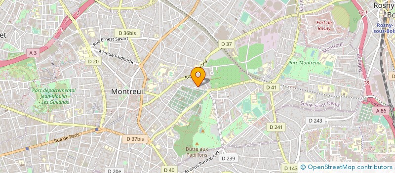 localisation de l'entreprise AFRICA-COLA COMPANY  MONTREUIL