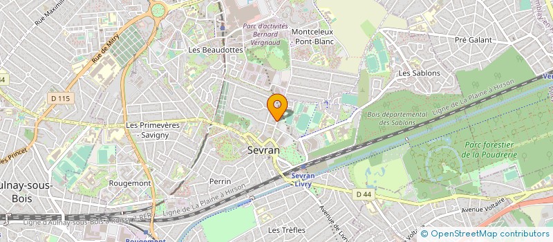 localisation de l'entreprise AFRICA DELICES à SEVRAN
