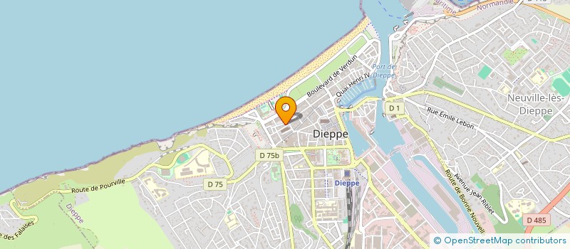 localisation de l'entreprise AFRICA DIEPPE à DIEPPE