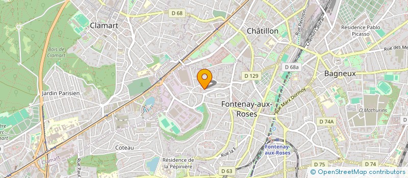 localisation de l'entreprise AFRICA FOCUS CORPORATION SARL à FONTENAY-AUX-ROSES