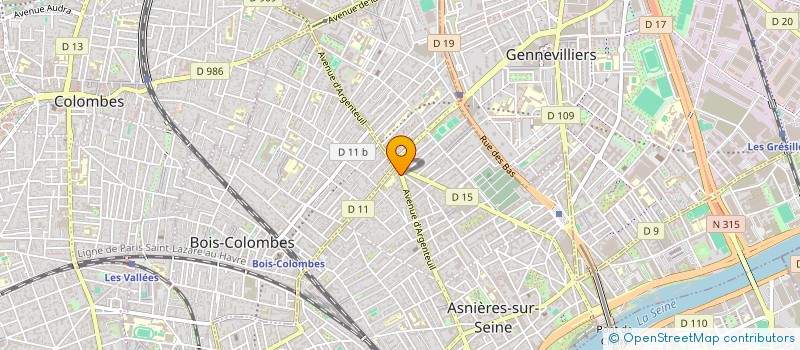 localisation de l'entreprise AFRICA FOOD à ASNIERES-SUR-SEINE