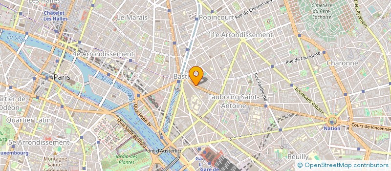 localisation de l'entreprise AFRICA MEDIA à PARIS 11