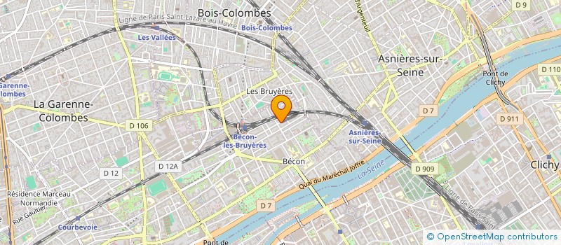 localisation de l'entreprise AFRICA ONBUSINESS  COURBEVOIE