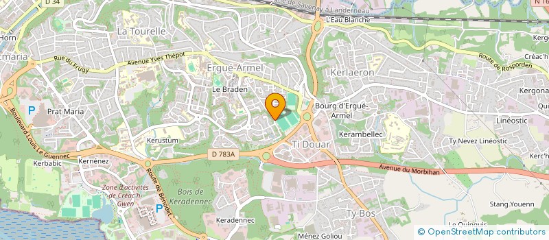 localisation de l'entreprise AFRICA PROD & EVENTS à QUIMPER