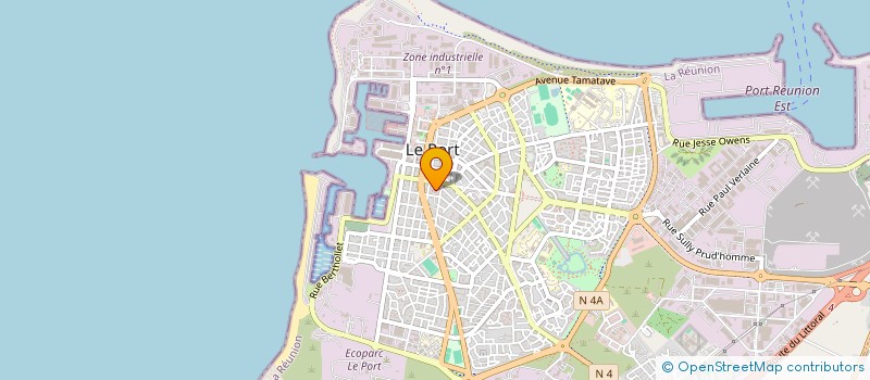 localisation de l'entreprise AFRICA'SHOP à LE PORT