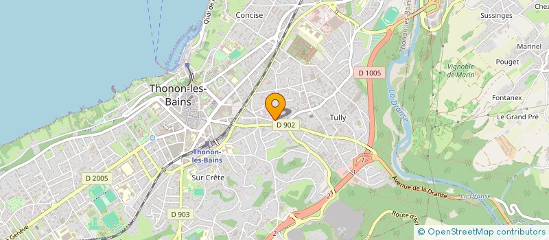 localisation de l'entreprise AFRICA SIDE-CARCLUB à THONON-LES-BAINS