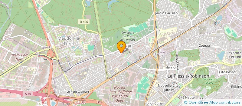 localisation de l'entreprise AFRICA SUN  CLAMART