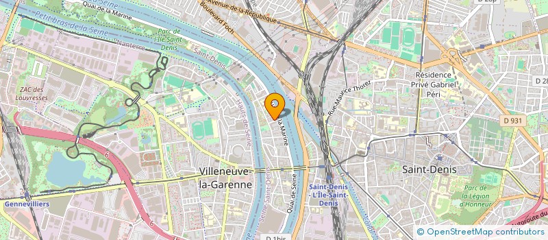 localisation de l'entreprise AFRICABUSINESS  L ILE SAINT DENIS