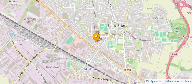 localisation de l'entreprise AFRICADEF à SAINT-PRIEST