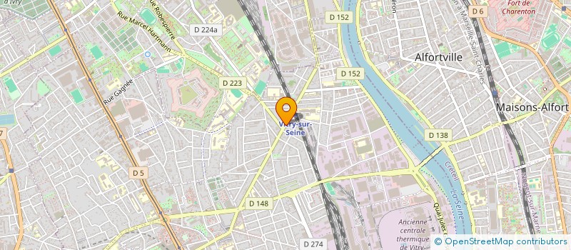 localisation de l'entreprise AFRICAINE BEAUTE à VITRY-SUR-SEINE