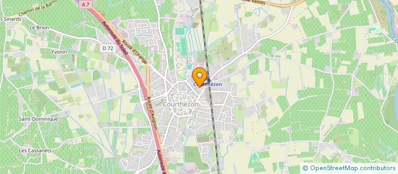 localisation de l'entreprise AFRICAINE DE NEGOCE ET D'EMBALLAGES  COURTHEZON