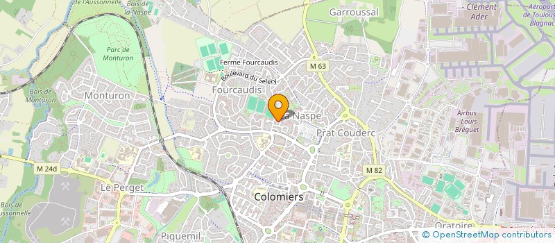 localisation de l'entreprise AFRICAINE DYNAMIQUE DE TOULOUSE à COLOMIERS