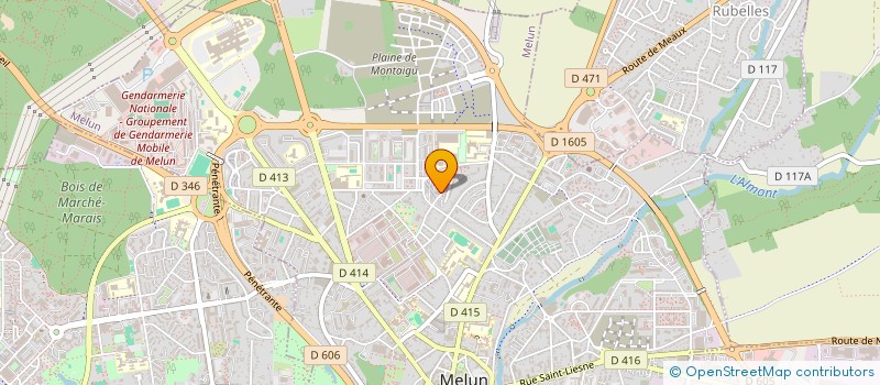 localisation de l'entreprise AFRICAINE VIS A VIS à MELUN