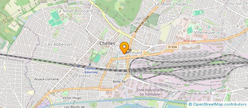 localisation de l'entreprise AFRICAMIND  CHELLES