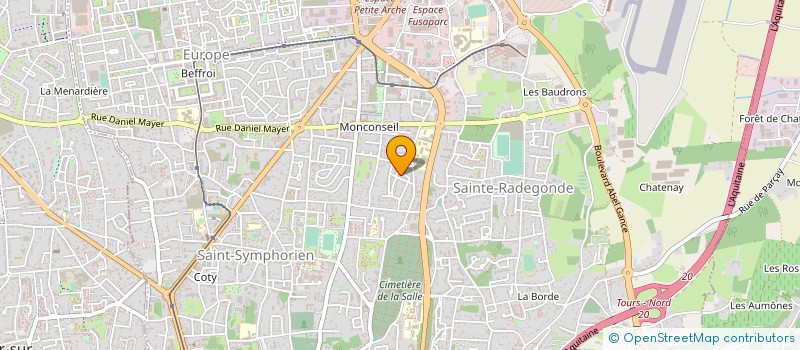 localisation de l'entreprise AFRICAMITIE à TOURS
