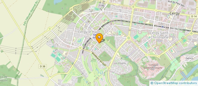 localisation de l'entreprise AFRICAN CONCEPT AND PARTNERS  CERGY