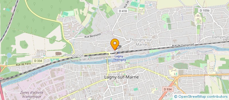 localisation de l'entreprise AFRICAN DOULE  THORIGNY-SUR-MARNE