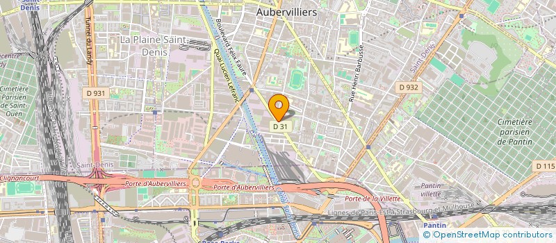 localisation de l'entreprise AFRICAN DREAM FRANCE à AUBERVILLIERS