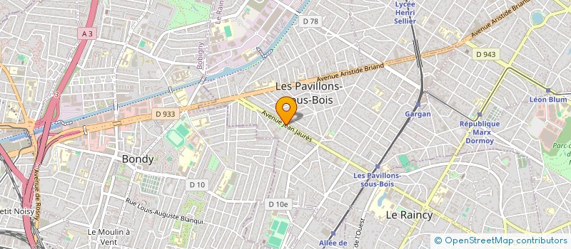 localisation de l'entreprise AFRICAN EATS à LES PAVILLONS-SOUS-BOIS