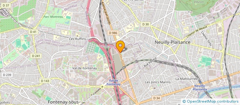 localisation de l'entreprise AFRICAN EVASION à FONTENAY-SOUS-BOIS