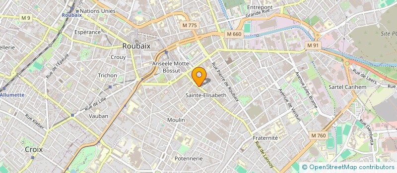 localisation de l'entreprise AFRICAN K'CHOP  ROUBAIX