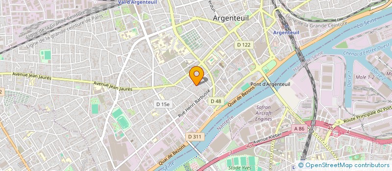 localisation de l'entreprise AFRICAN RELAY  ARGENTEUIL