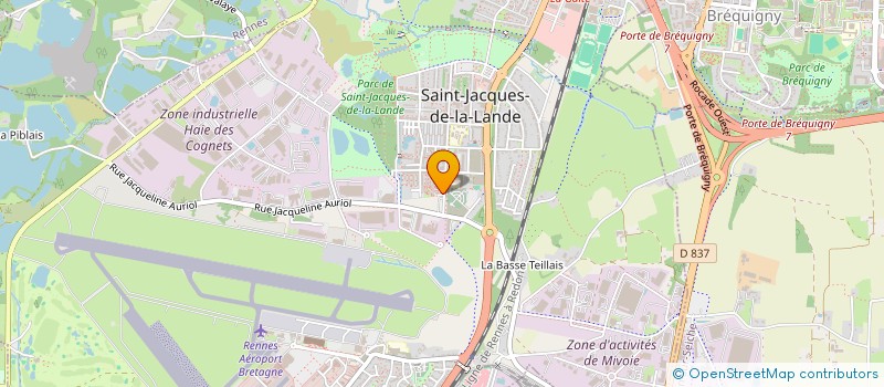 localisation de l'entreprise AFRICAN WEAR  SAINT-JACQUES-DE-LA-LANDE