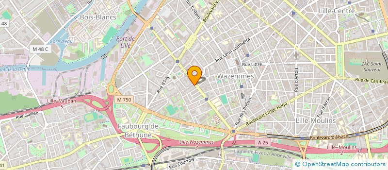 localisation de l'entreprise AFRICANA à LILLE