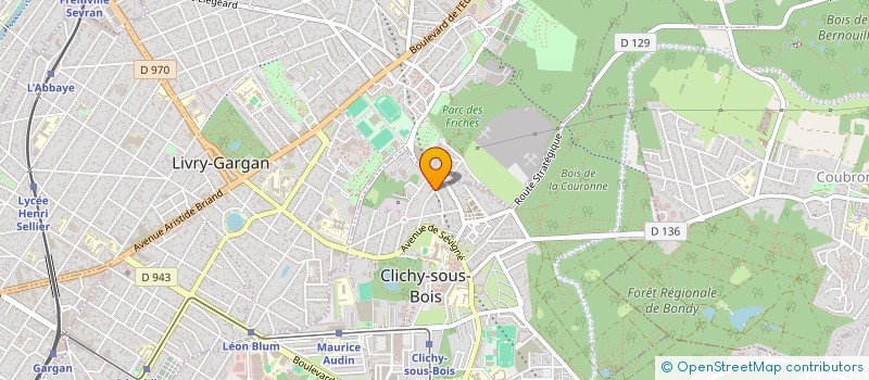 localisation de l'entreprise AFRICARAIB CAST à CLICHY-SOUS-BOIS