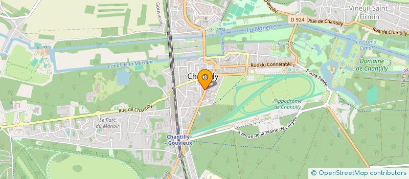 localisation de l'entreprise AFRICAREF FRANCE  CHANTILLY