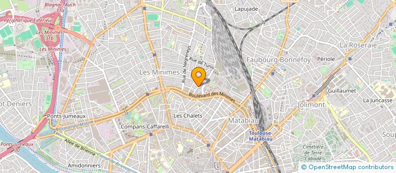 localisation de l'entreprise AFRICARITM' à TOULOUSE