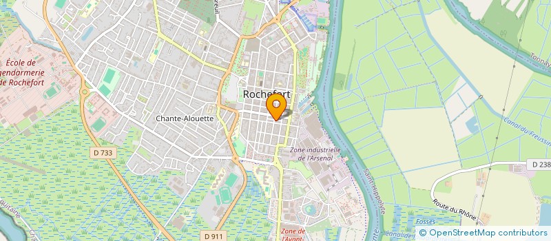 localisation de l'entreprise AFRICASHOP 17  ROCHEFORT