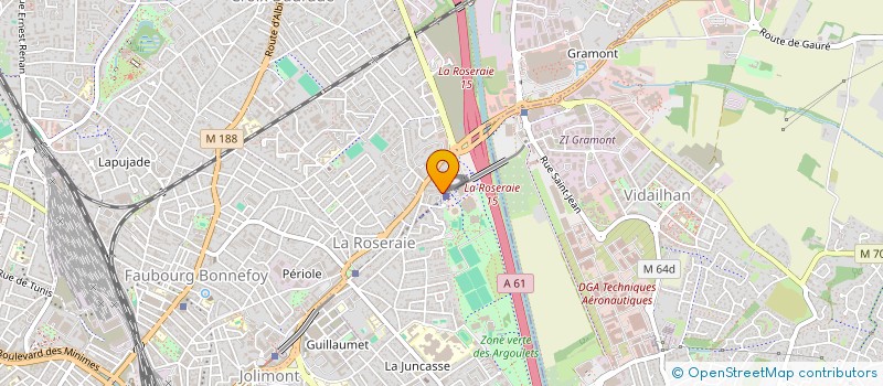 localisation de l'entreprise AFRICATHO à TOULOUSE