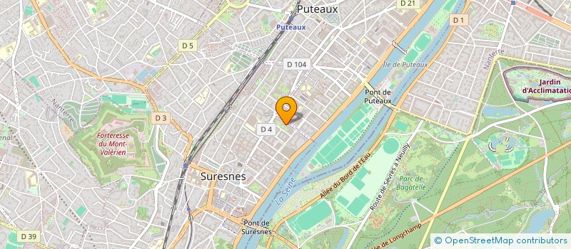 localisation de l'entreprise AFRIDIYA à SURESNES