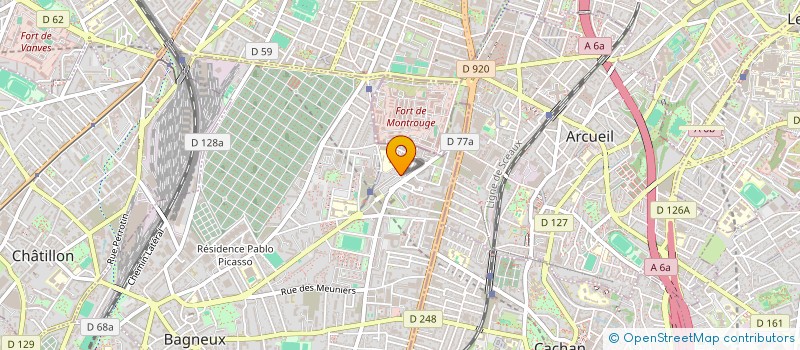 localisation de l'entreprise AFRIK'ENTRAIDES ET DEVELOPPEMENT (AED)  BAGNEUX