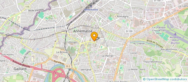 localisation de l'entreprise AFRIK INVEST à ANNEMASSE