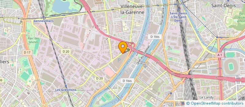 localisation de l'entreprise AFRIK QWARTZ  VILLENEUVE-LA-GARENNE