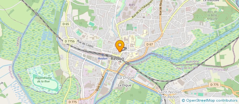 localisation de l'entreprise AFRIKA BREIZ INTERNATIONAL  REDON