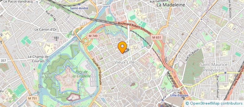 localisation de l'entreprise AFRIKA-IRM à LILLE