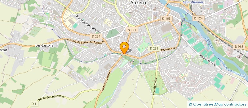 localisation de l'entreprise AFRIKESPOIR-FRANCE à AUXERRE