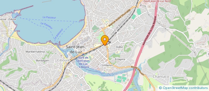 localisation de l'entreprise AFRIKEUSKADI à SAINT-JEAN-DE-LUZ