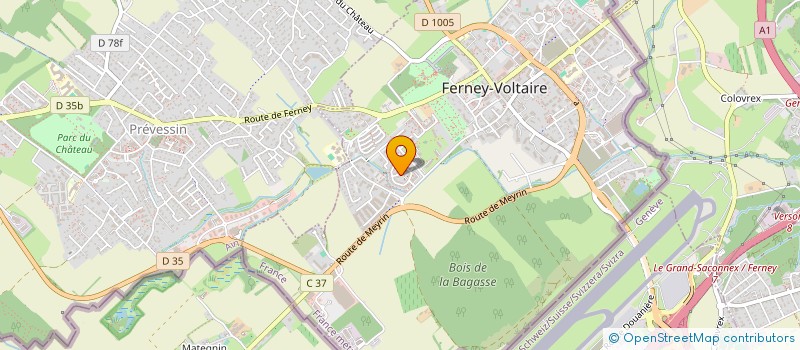 localisation de l'entreprise AFRIKONGO'AID à FERNEY-VOLTAIRE