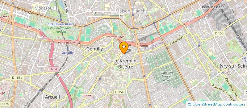 localisation de l'entreprise AFRIKORI à KREMLIN BICETRE