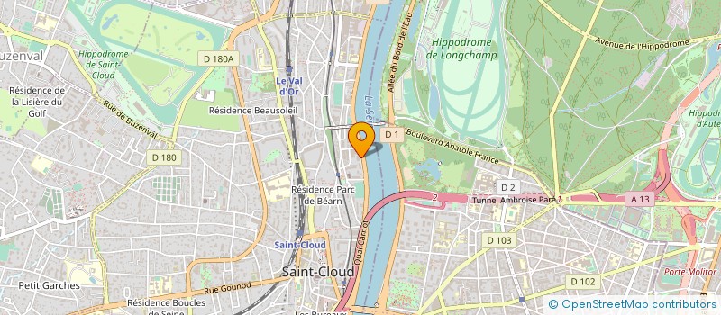 localisation de l'entreprise AFRIMEDIA à SAINT CLOUD