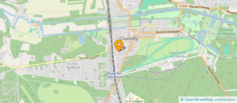 localisation de l'entreprise AFRIMEX à CHANTILLY