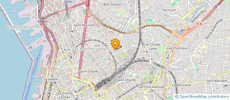 localisation de l'entreprise AFRIPACA à MARSEILLE