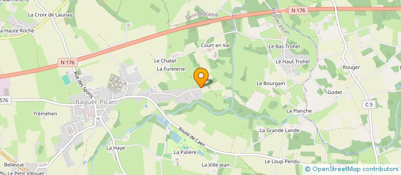 localisation de l'entreprise AFRIQUE BRETAGNE SOLIDARITE  CHERRUEIX