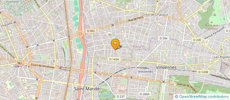 localisation de l'entreprise AFRIQUE CONTACTS CONSULTING ACC à MONTREUIL
