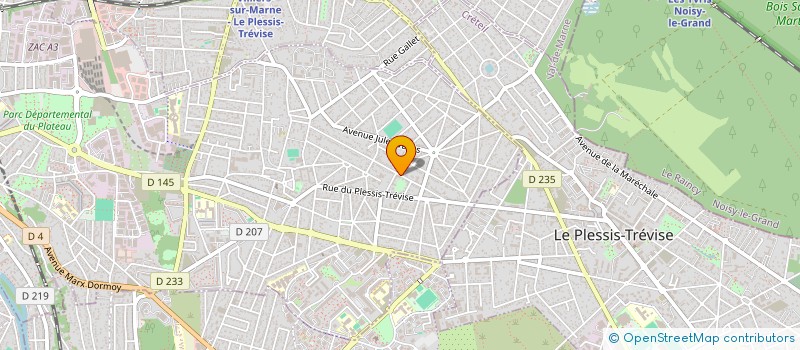 localisation de l'entreprise AFRIQUE DISTRIBUTION à CHAMPIGNY-SUR-MARNE
