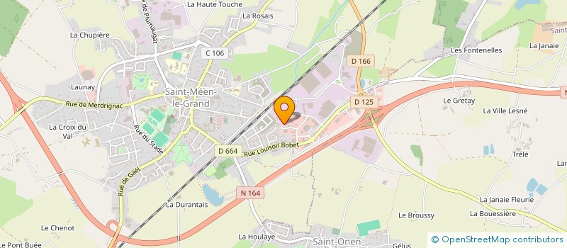 localisation de l'entreprise AFRIQUE ETHIQUE  SAINT-MEEN-LE-GRAND